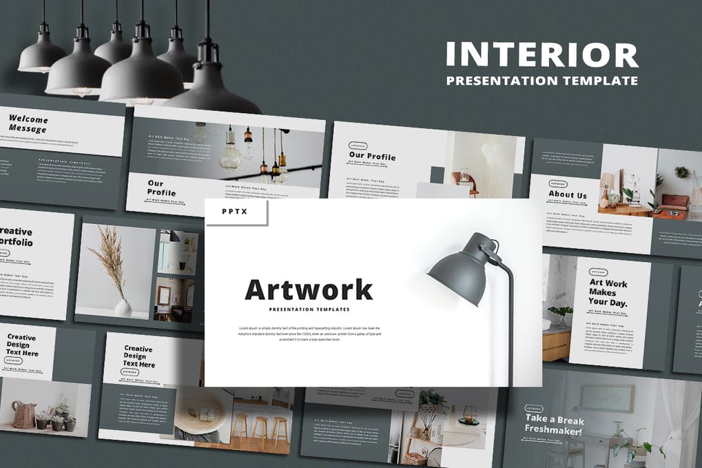 Free Artwork PowerPoint Presentation Template Download