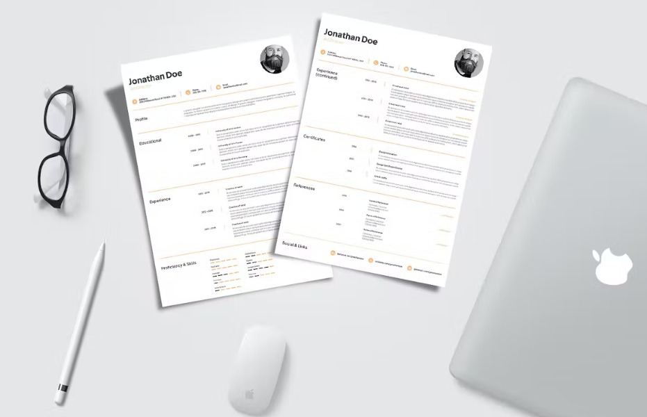 CV Resume Template Vol.04