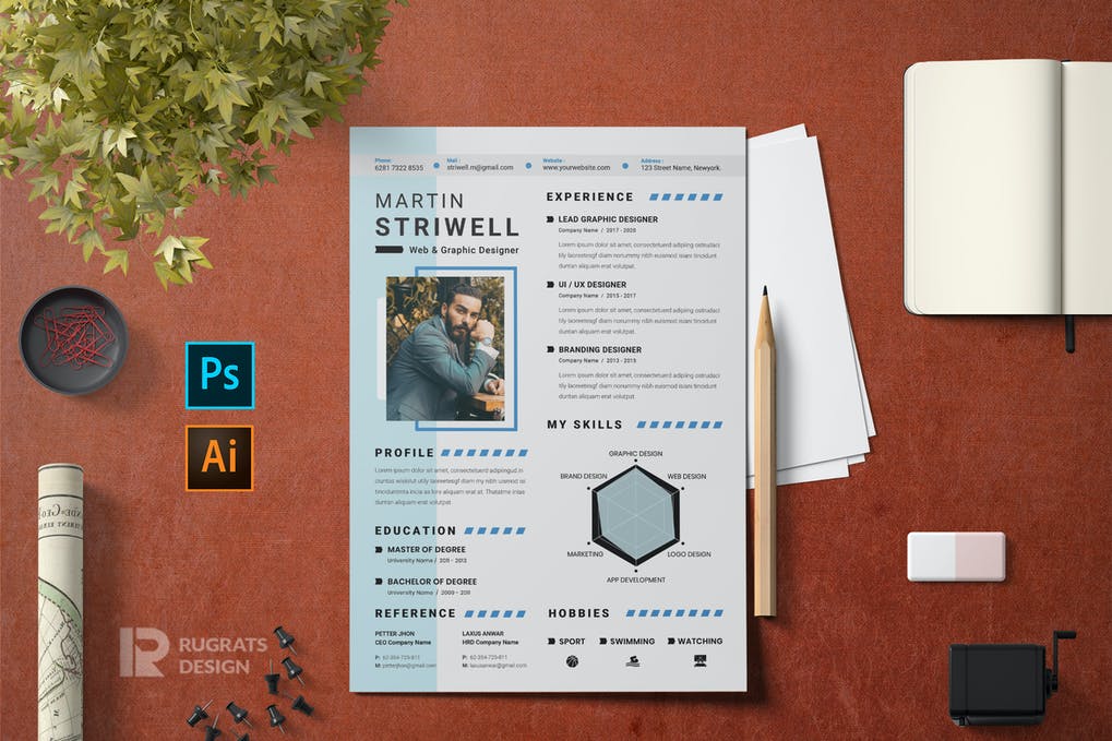 CV Resume Template Vol.18