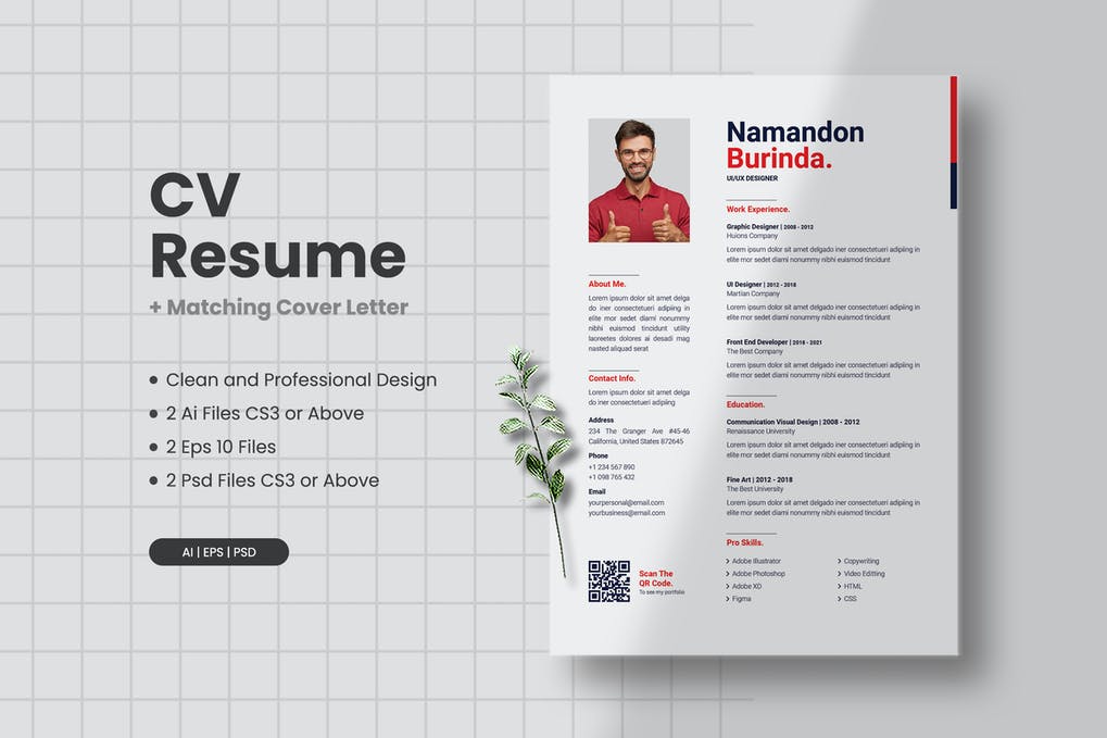 CV Resume Template Vol.15