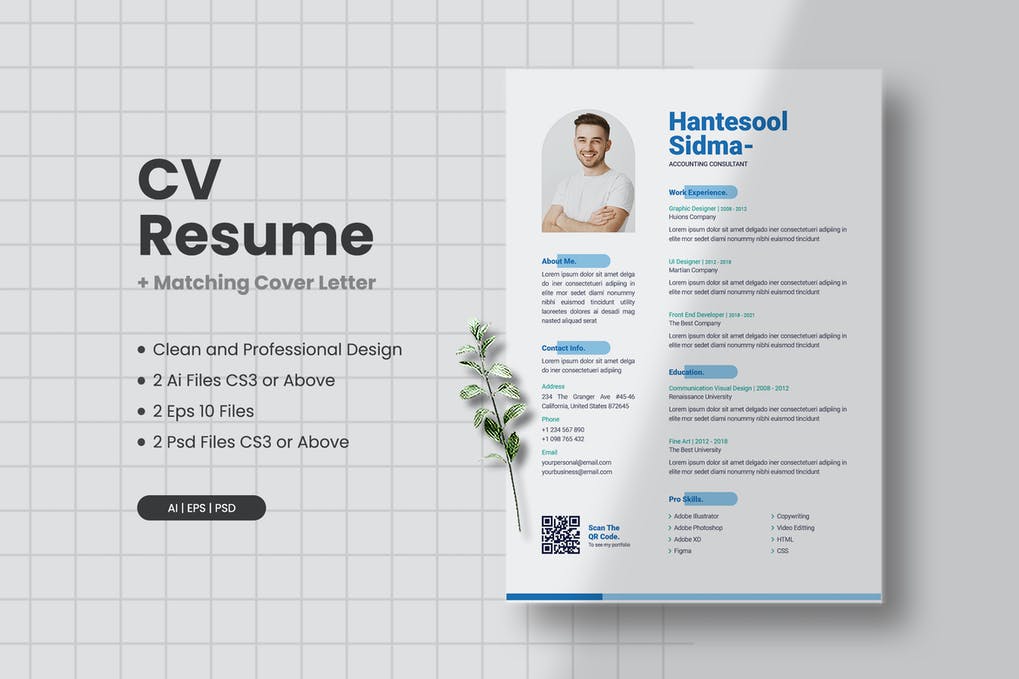 CV Resume Template Vol.14