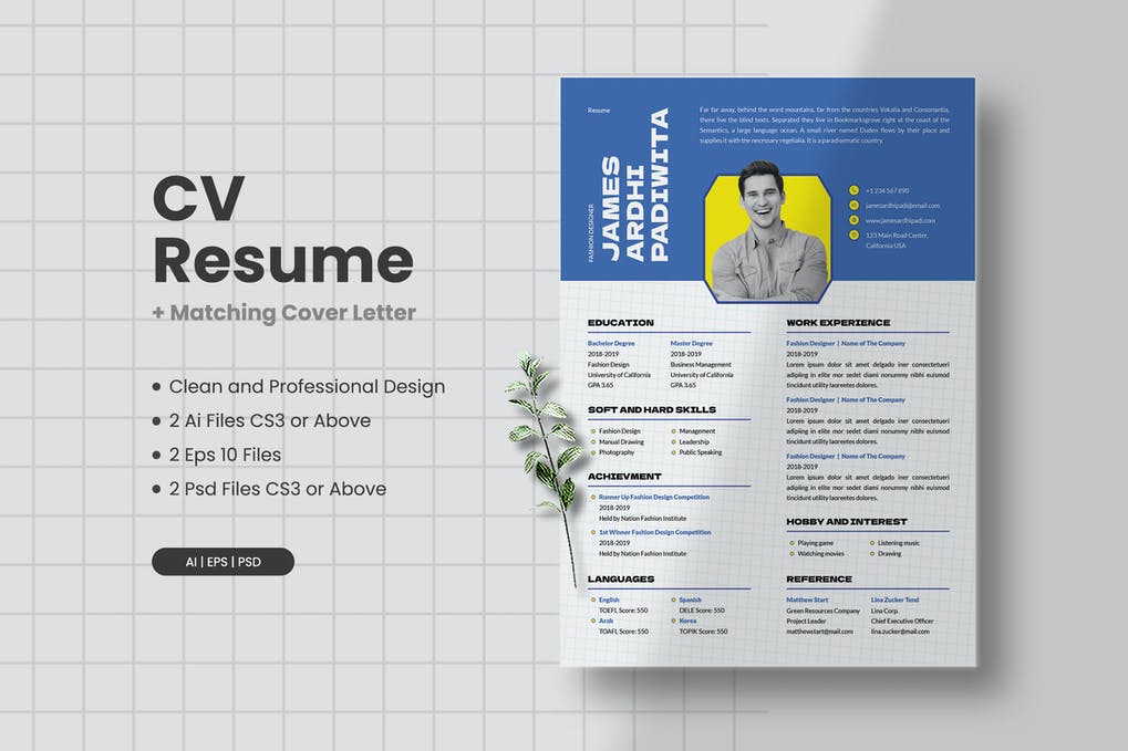 CV Resume Template Vol.13