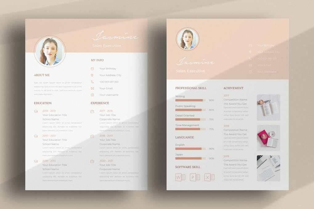 CV Resume Template Vol.02