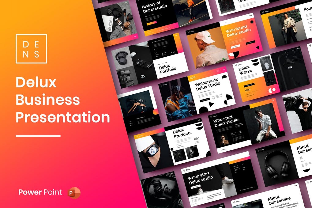 Free Delux Business PowerPoint Template Download