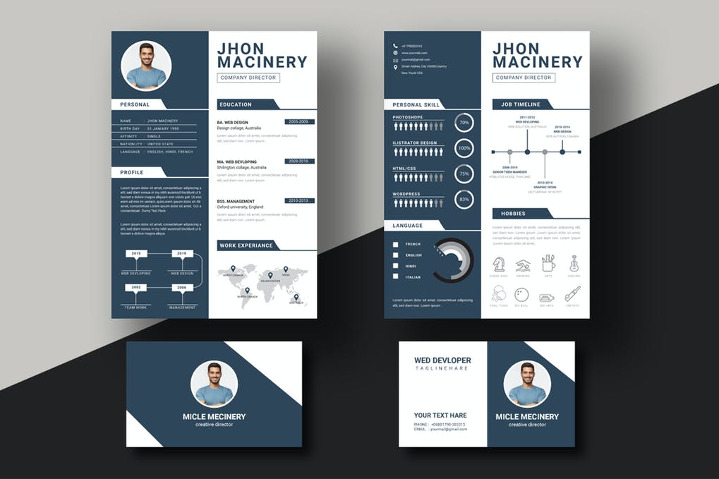 Director CV Resume Vol.01