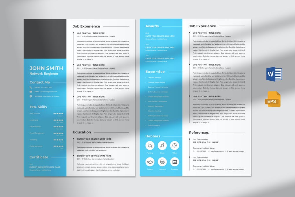 Engineer CV Resume Vol.01