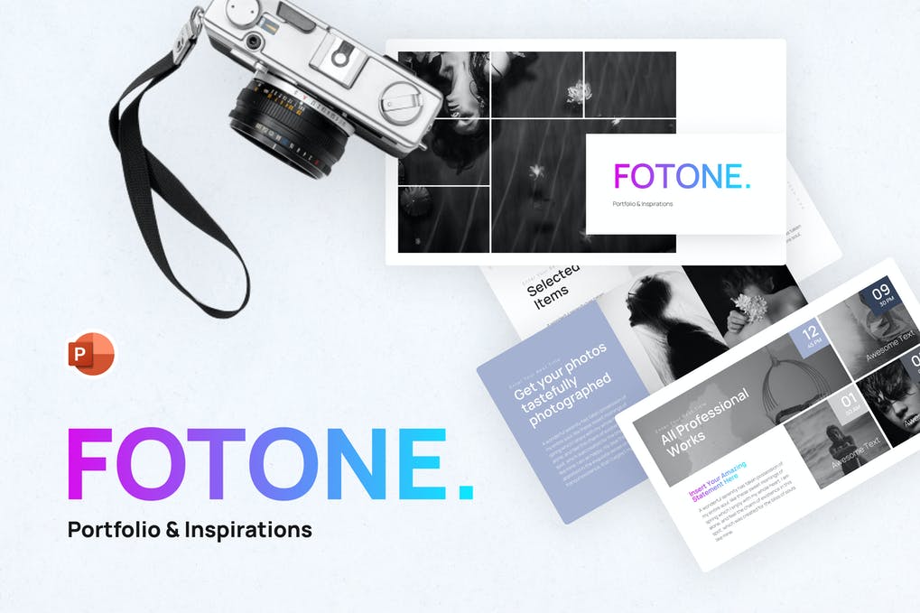 Free Fotone Portofolio Powerpoint Template Download