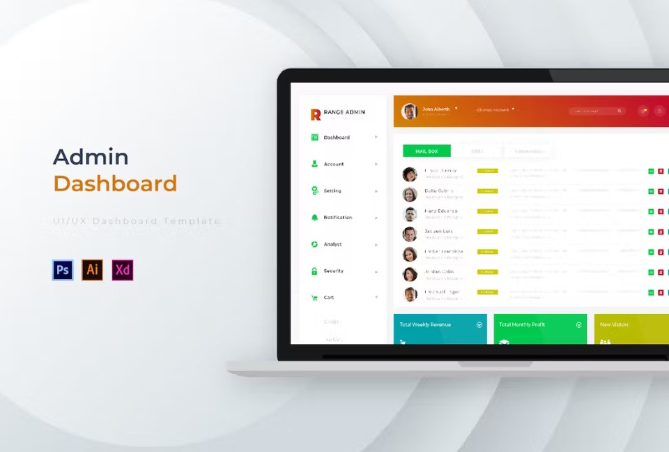 Free Range Dashboard Admin Template Download
