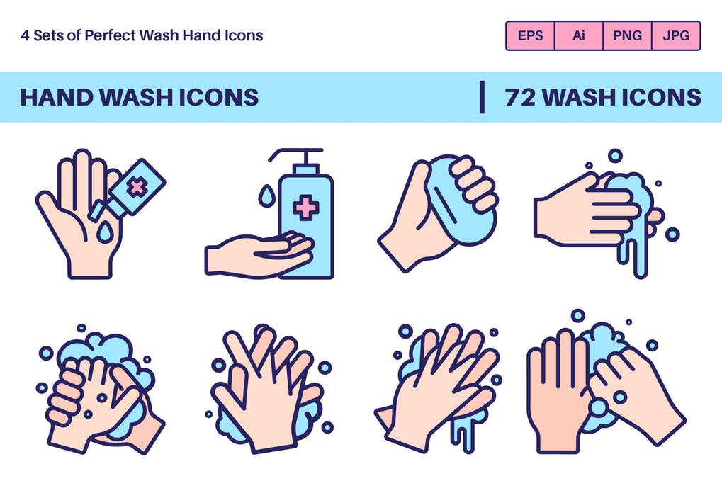Free Hand Wash Icons Download