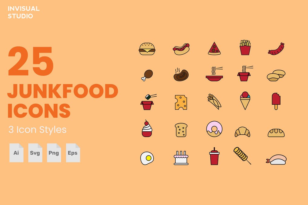 Free Junkfood Icon Set Download