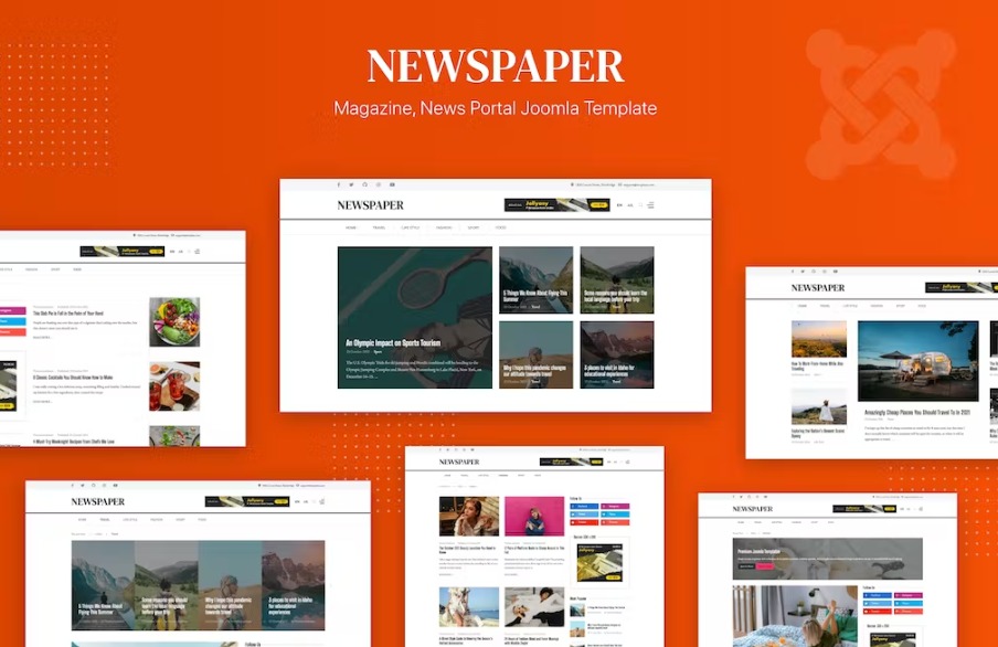 Free Newspaper Magazine News Joomla 4 Template Download