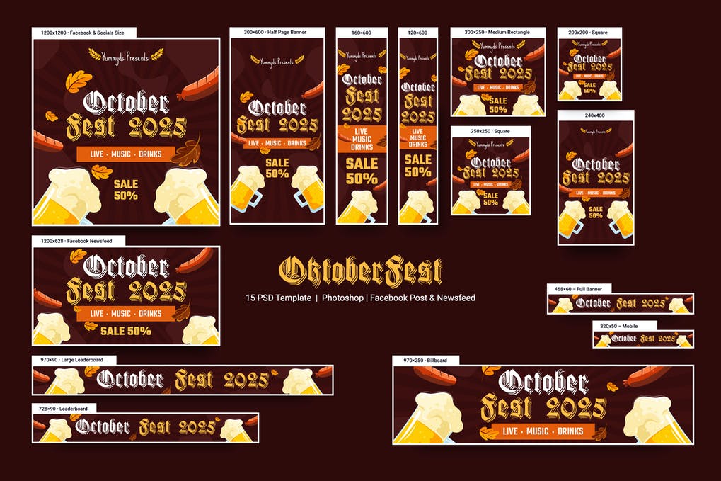 Free Oktoberfest Banners Ad Download