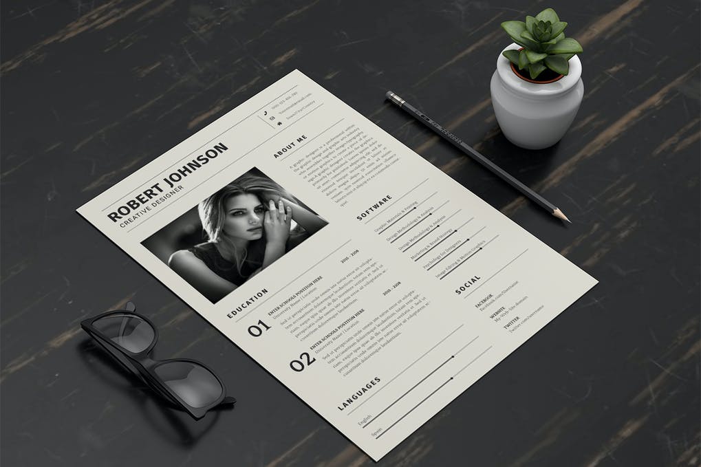Professional Resume & Letter Template Vol.10