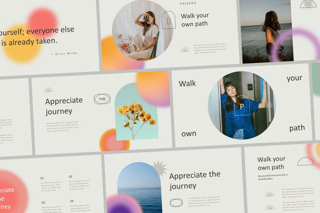 Free Passero Aesthetic Modern Theme Powerpoint Presentation Download
