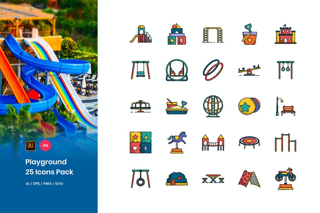 Free Playground Icons Pack Download