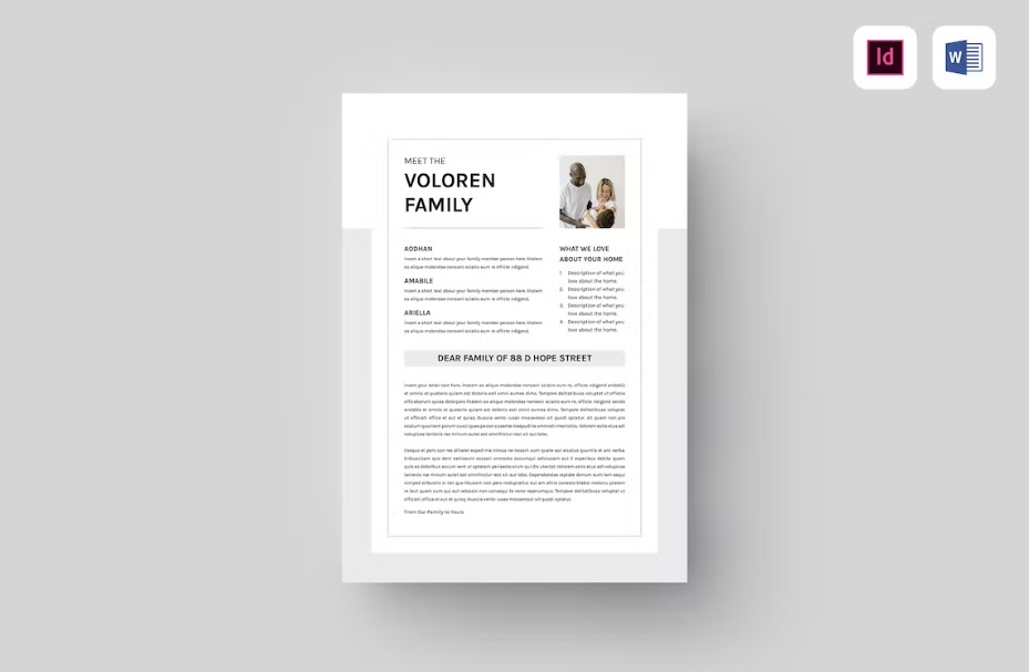 Home Buyer Offer Letter | MS Word & Indesign
