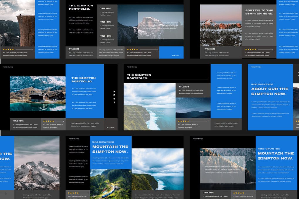 Free SIMPTON Powerpoint Presentation Template Download