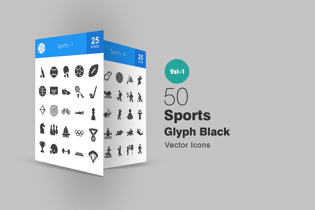 Free Sports Glyph Icons Download