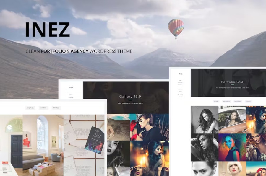 Free Inez Clean Portfolio & Agency WordPress Theme Download