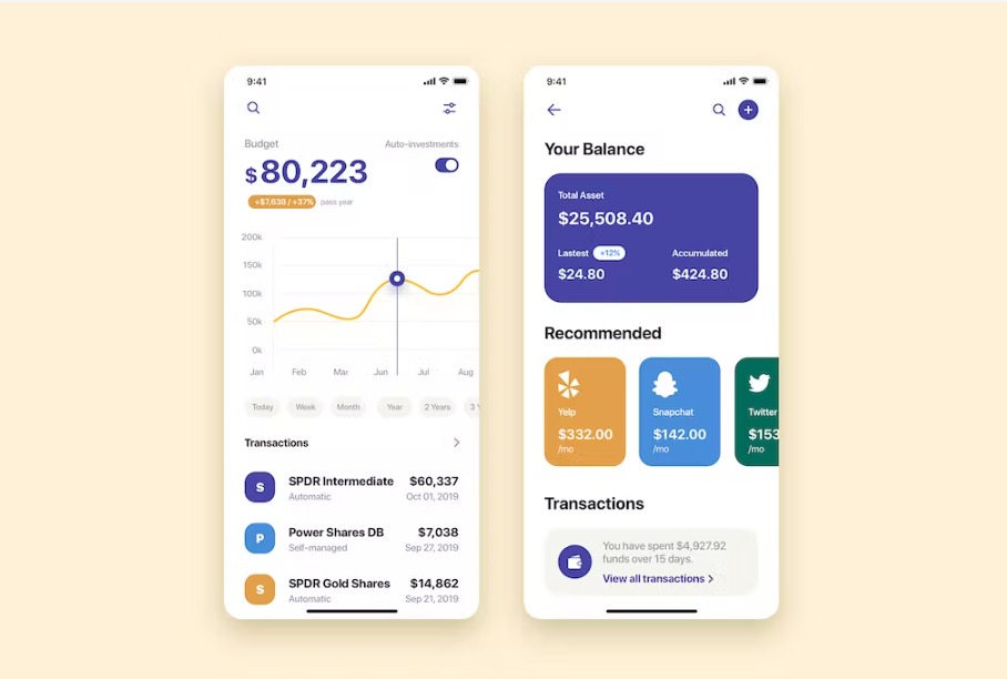 Free My Wallet Mobile App UI Kit Template Download