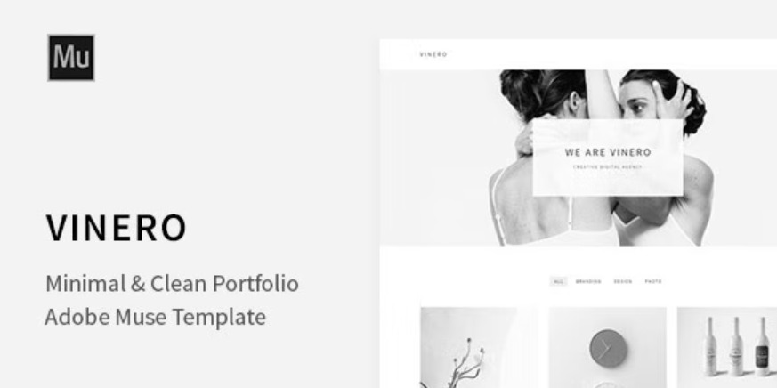 Free Vinero Very Clean and Minimal Portfolio WordPress Theme Download