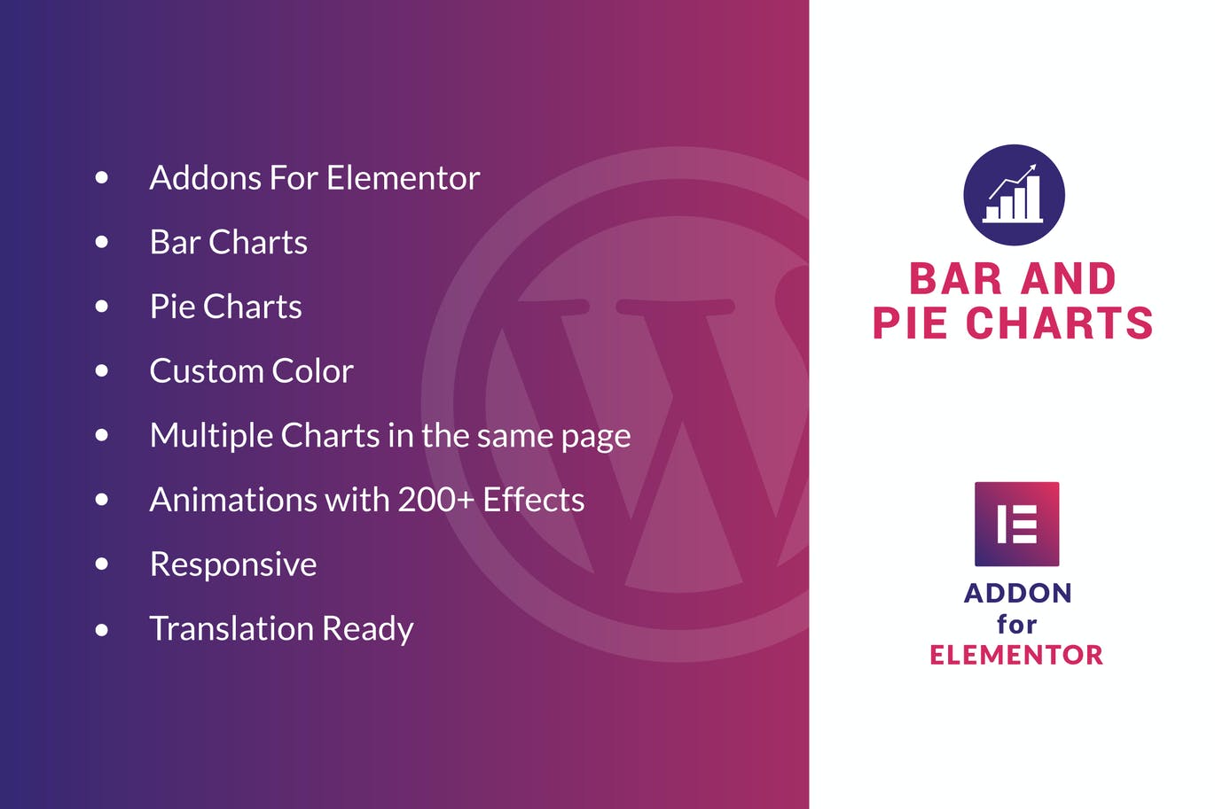 Free Bar and Pie Charts for Elementor WordPress Plugin Download