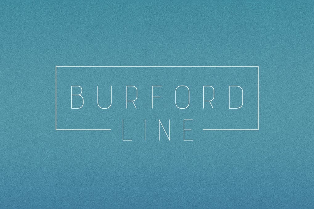 Free Burford Line Font Download