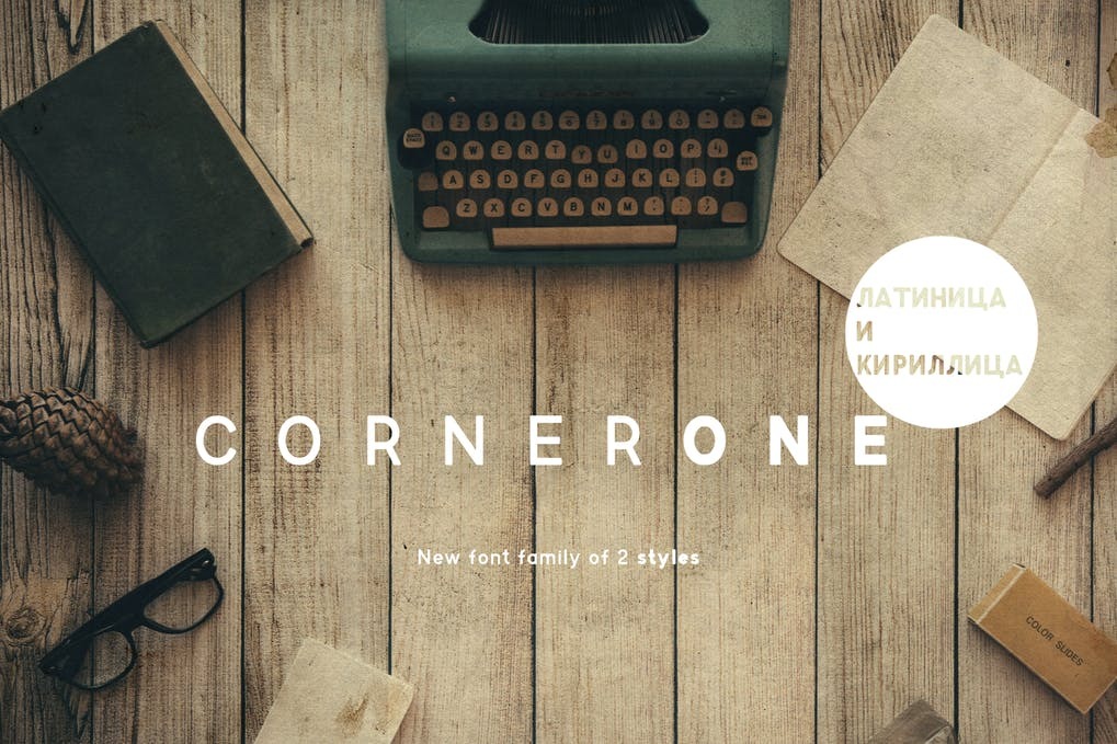 Free CornerOne Typeface Font Download