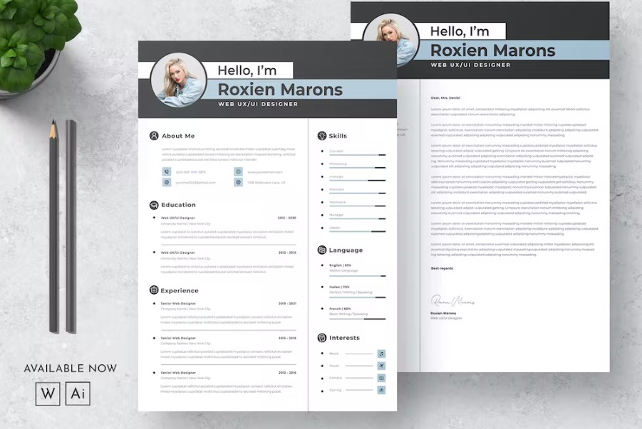 Free CV Resume Template Download