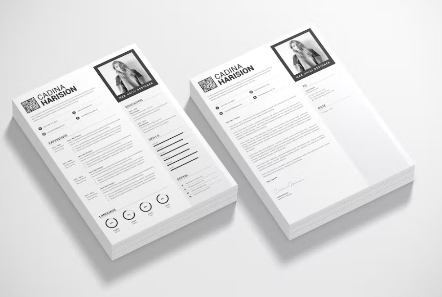 Free CV Resume & Cover Letter Template Download