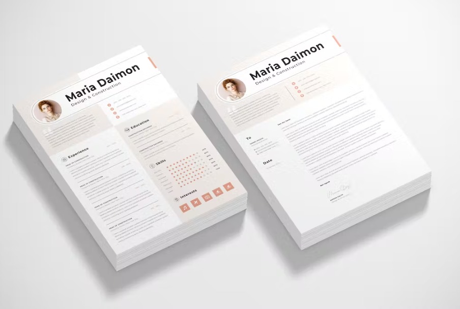 Free CV Resume & Cover Letter Template Download