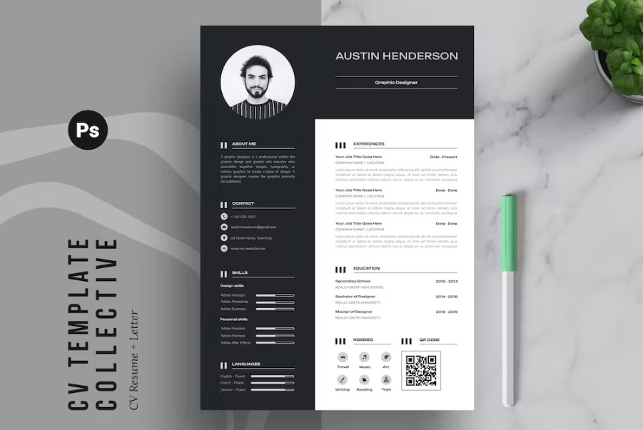 Free CV Resume Template Download