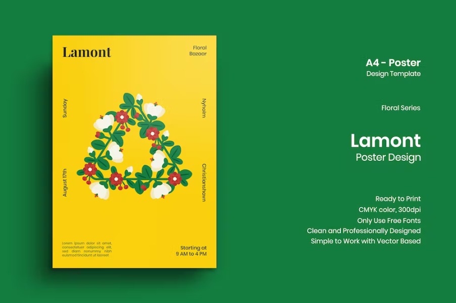 Free Lamont Poster Template Download