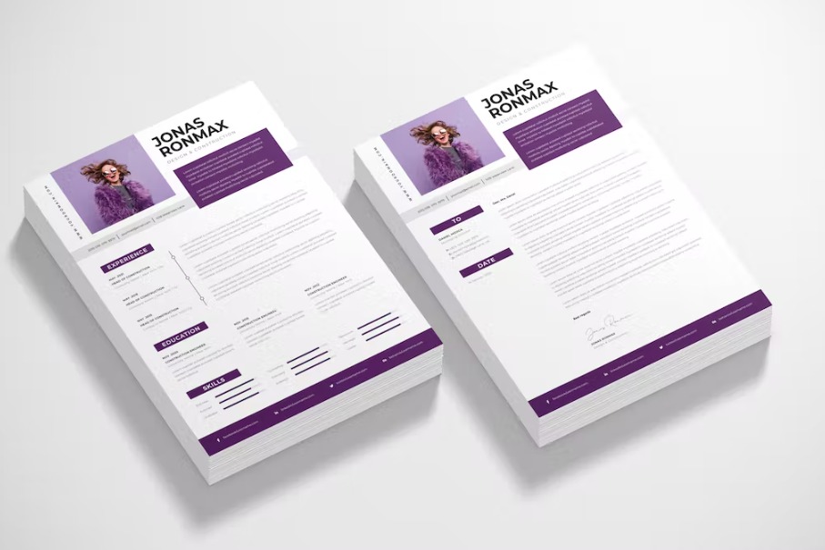 Free Professional Job Resume CV Template Download