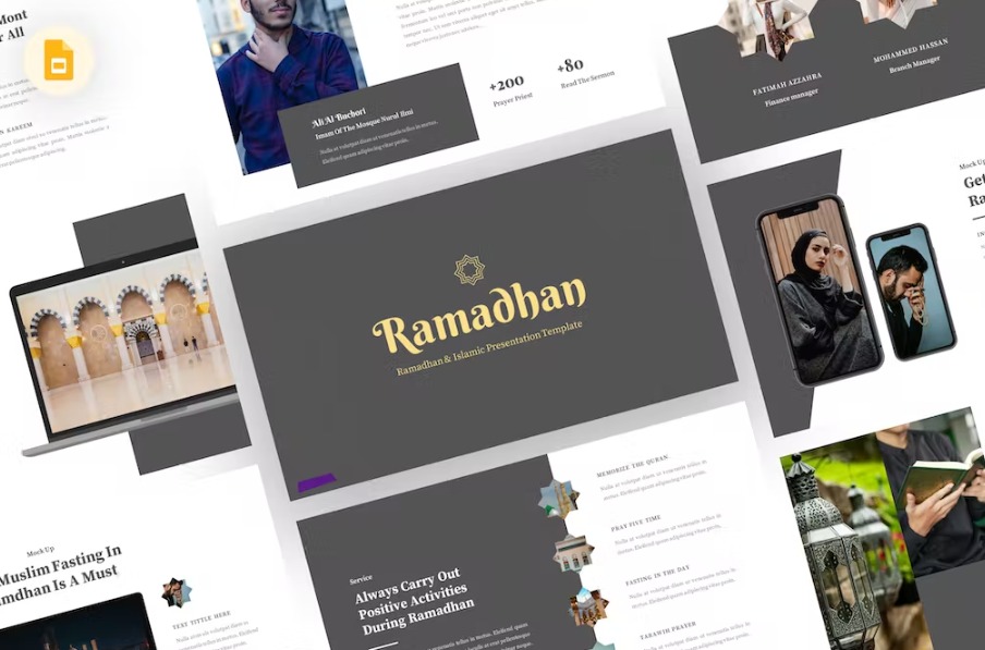 Free Ramadhan Islamic Google Slides Template Download