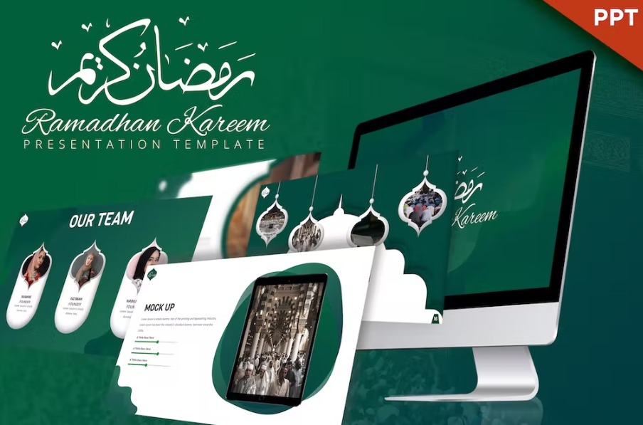 Free Ramadhan Kareem Powerpoint Template Download