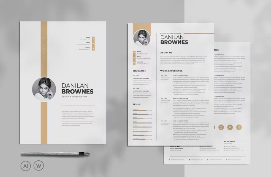 Free Modern Resume Template Download