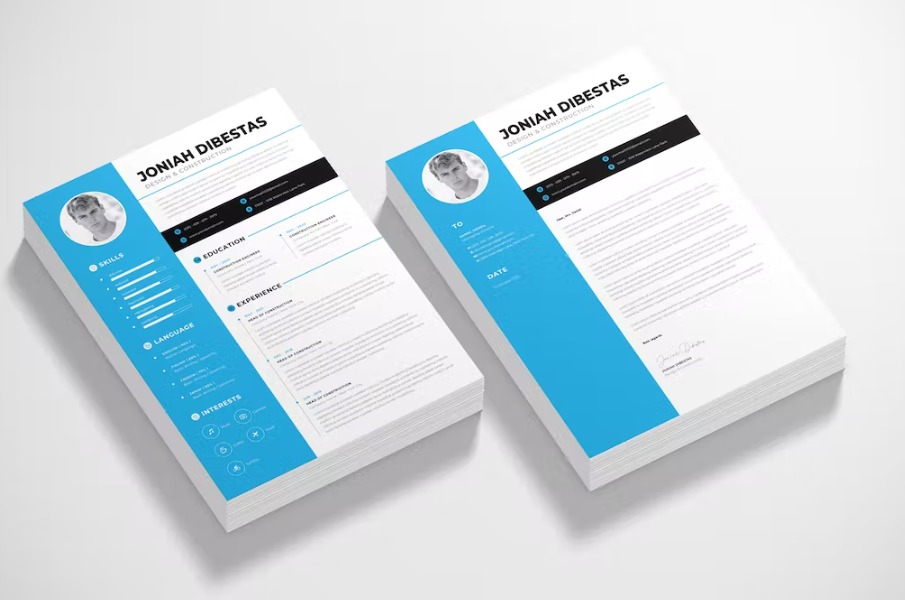 Free Modern CV Resume Template Download