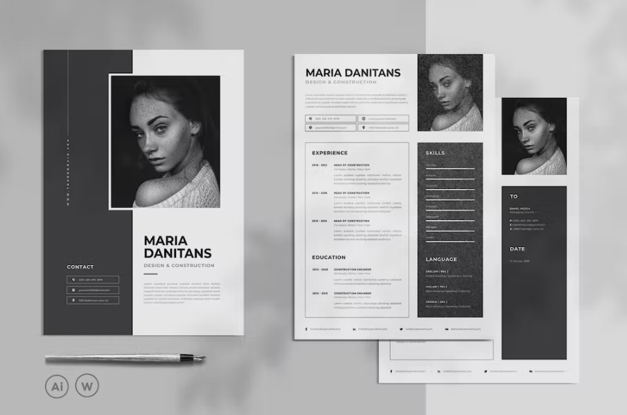 Free Modern Resume Template Download