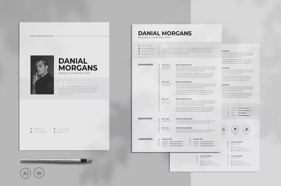 Free Modern Resume Template Download