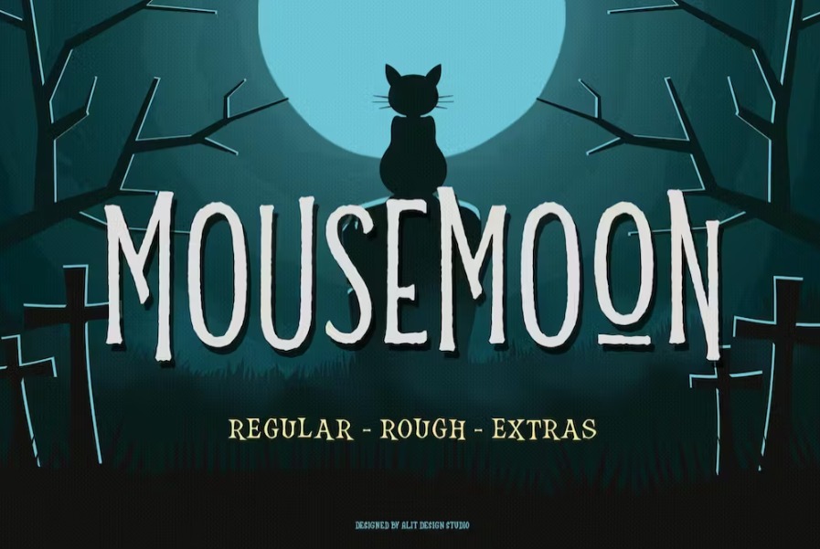 Free Mouse Moon Typeface Font Download