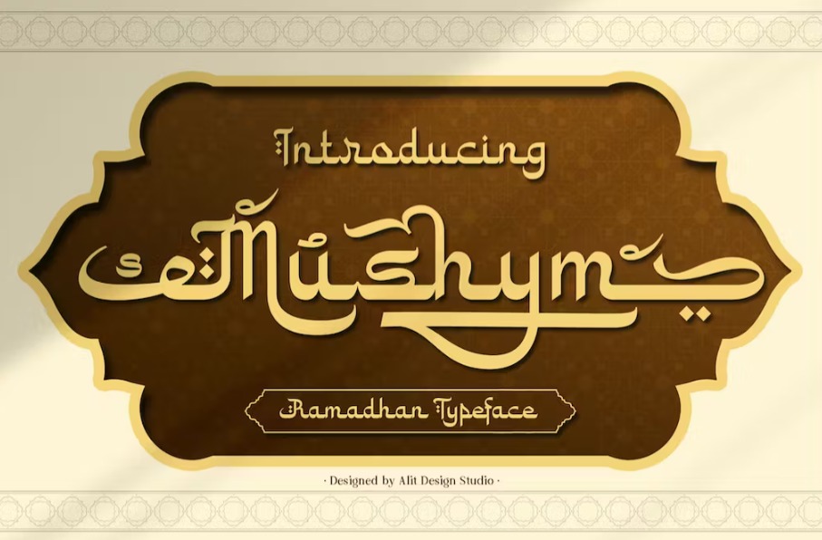 Free Mushym Arabic Typeface Font Download