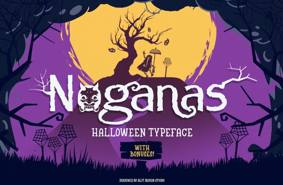 Free Noganas Halloween Font Download
