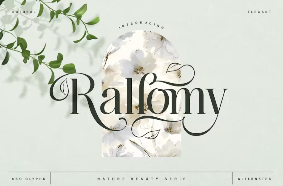 Free Rallomy Nature Beauty Serif Font Download
