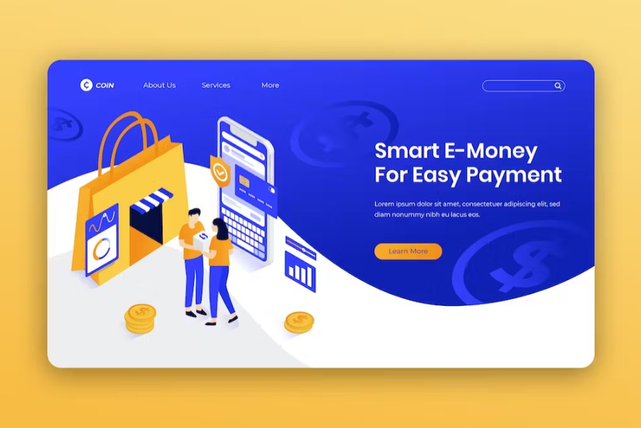 Free Isometric Landing Page Template Download