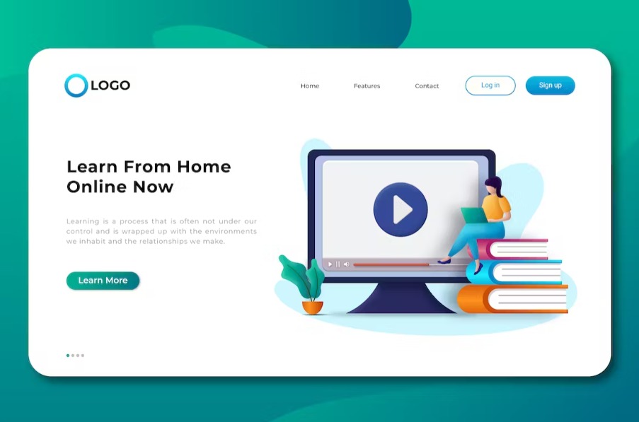 Free Isometric Landing Page Template Download