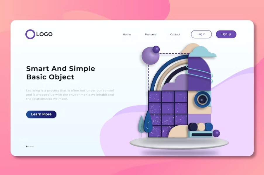 Free Isometric Landing Page Template Download