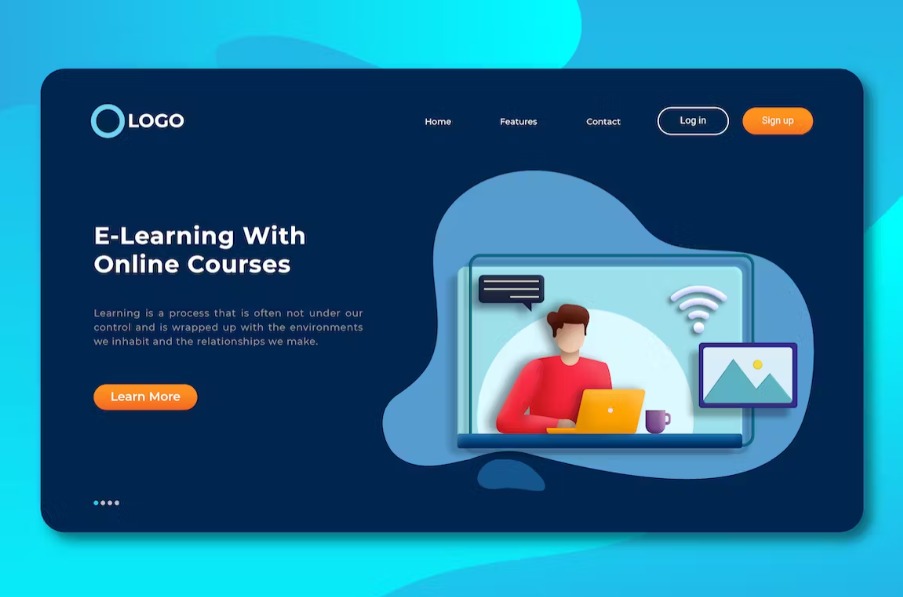 Free Isometric Landing Page Template Download