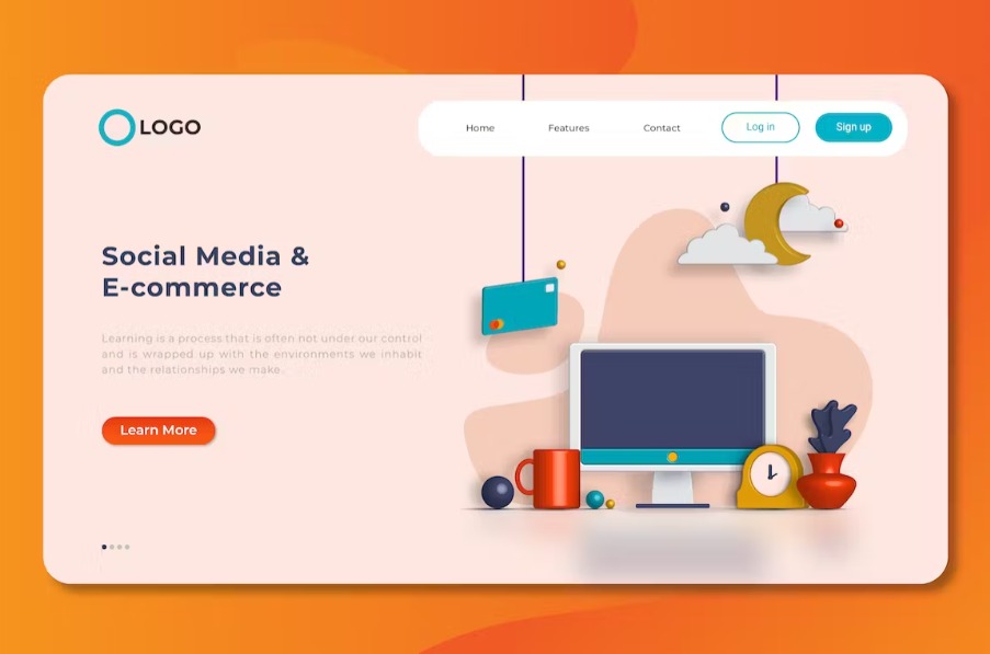 Free Isometric Landing Page Template Download